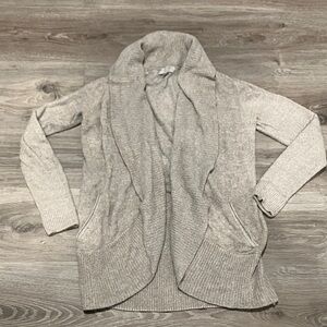 Barefoot Dreams Cream Open Front Cardigan